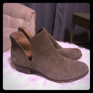 Lucky Brand Suede Booties